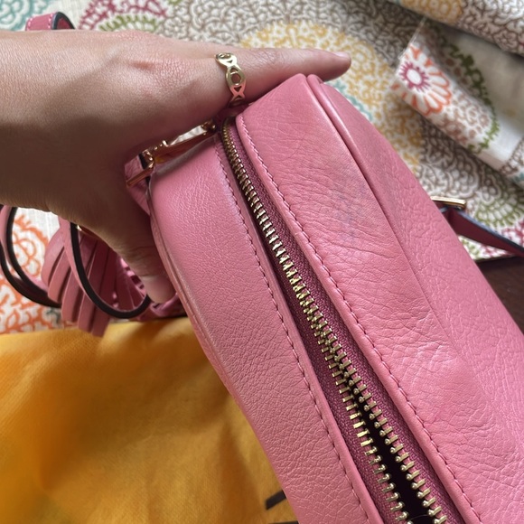 Gently Used!!! Mario Valentino Mia Signature Leather Camera Bag in Pink - Picture 5 of 5